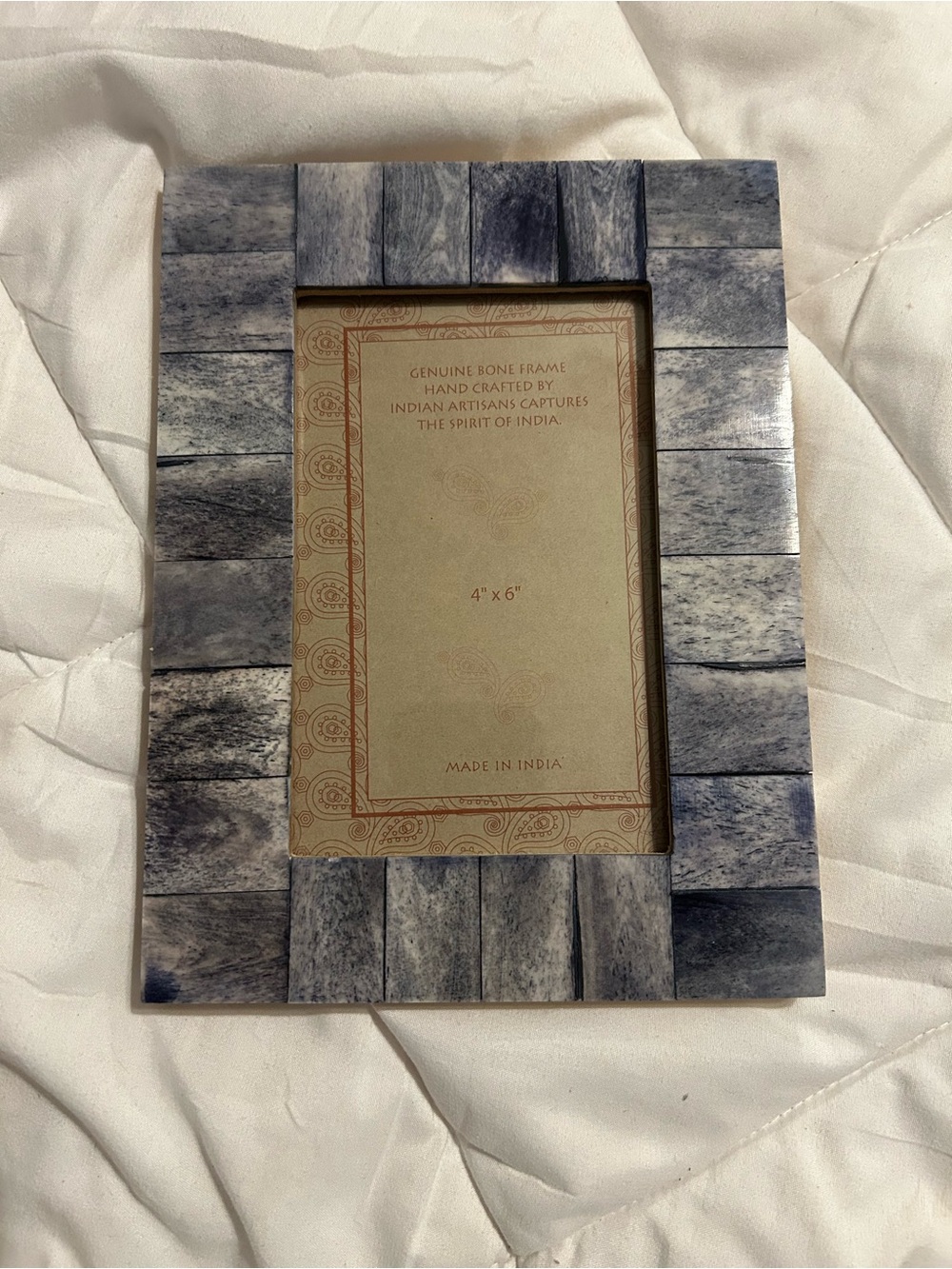 Handcrafted bone photo frame India